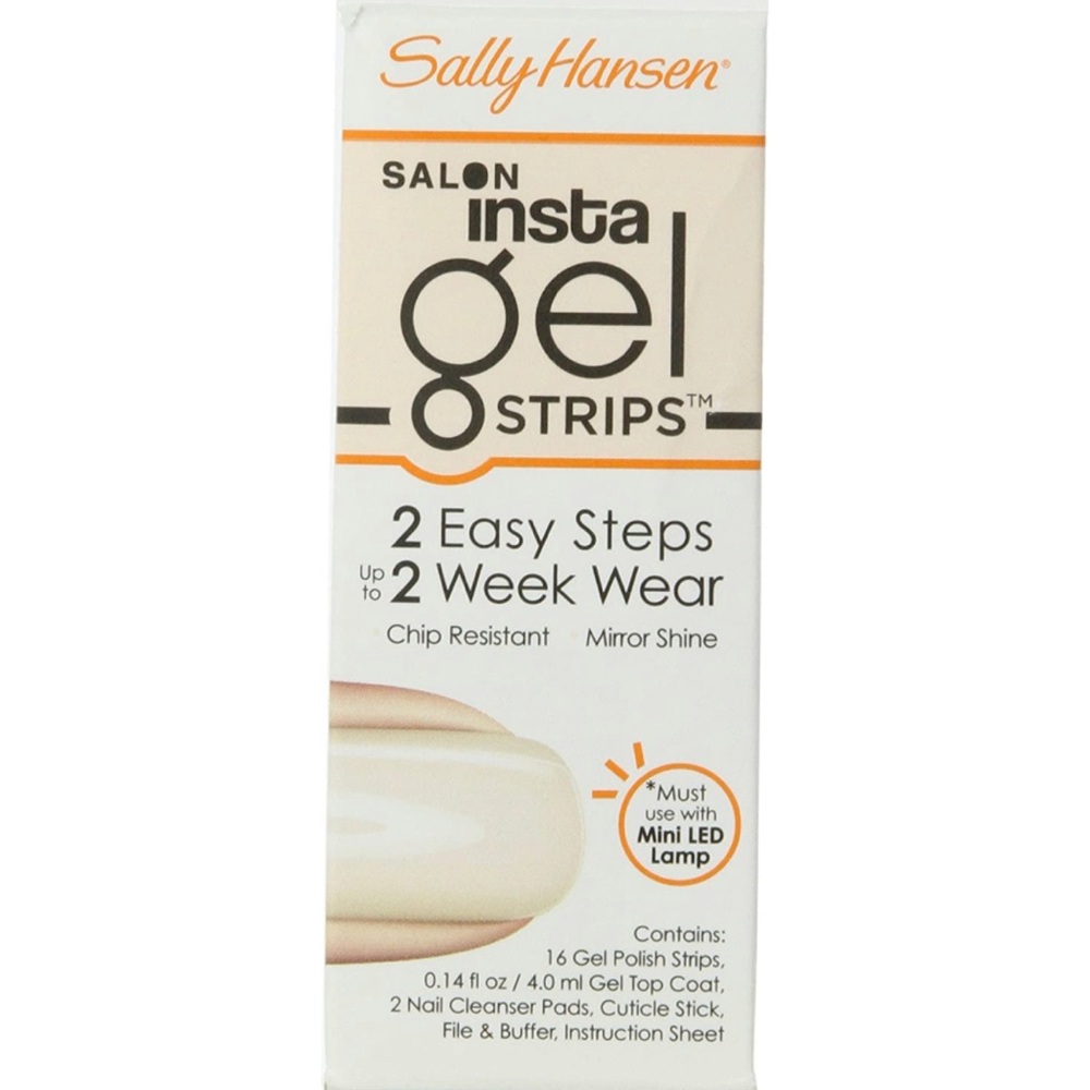 Sheer Ecstasy - Sheer color print Sally Hansen Insta gel strips